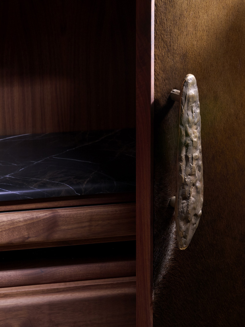 Cabinet details.