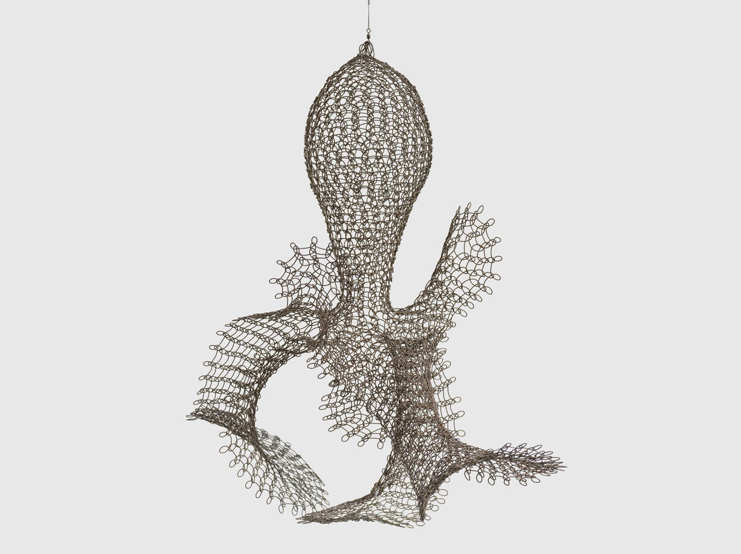 Ruth Asawa, Untitled (S.506, Hanging Open Form with Six Extensions), (c. 1950).