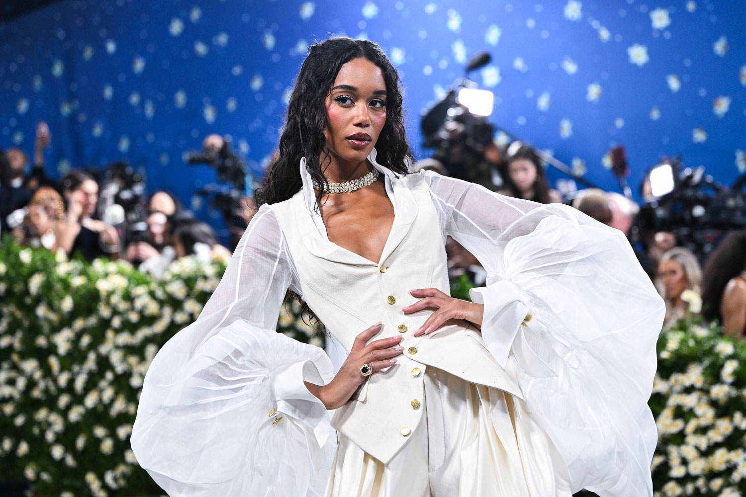Laura Harrier.