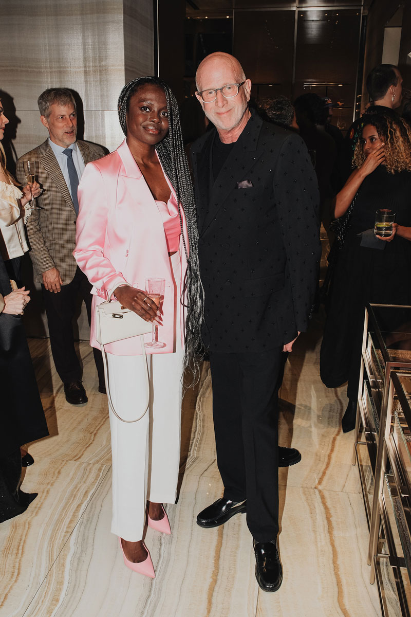 Destinee Ross-Sutton and Jamie Drake.