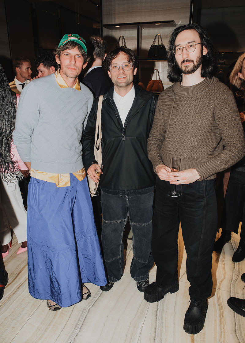 Galerie Creative Minds Misha Kahn, Lukas Bentel, and Kevin Wiesner.