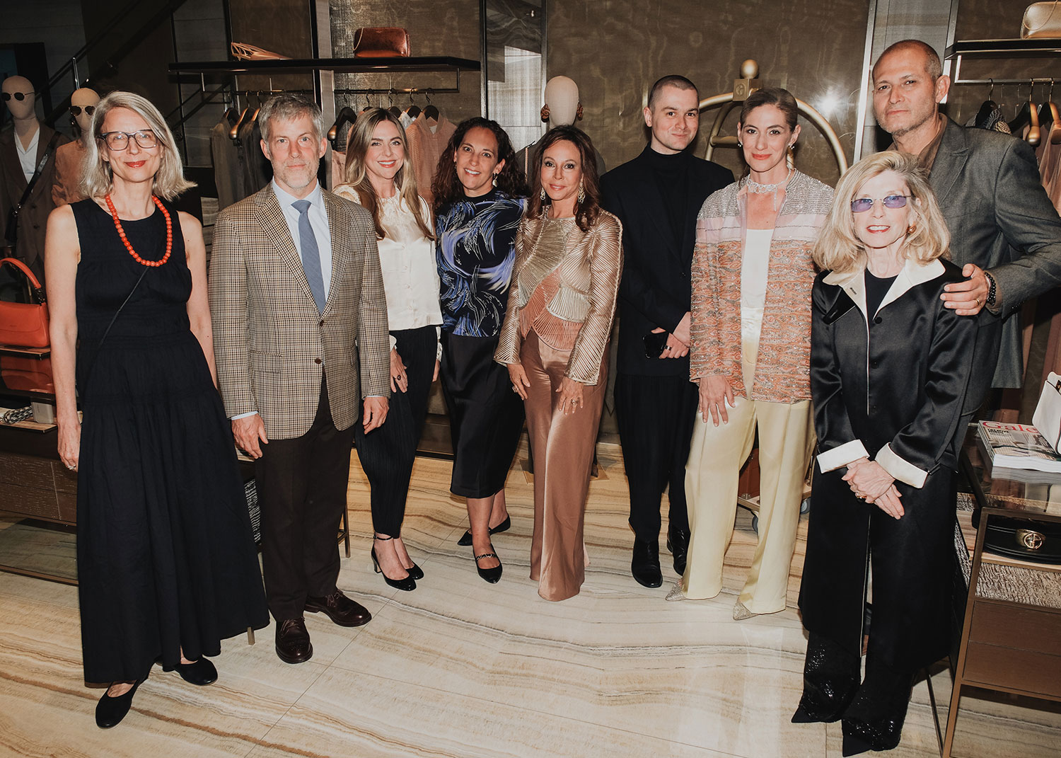 Galerie's Petra Kobayashi, Stephen Wallis, Lucy Rees, Jill Sieracki, Lisa Fayne Cohen, Ryan Waddoups, Jacqueline Terrebonne, Cindy Lewis, and Bill Pittel.