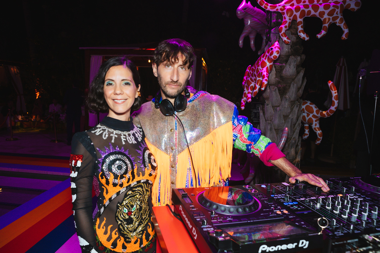 Francisca Oyhanarte and Richie Hell.