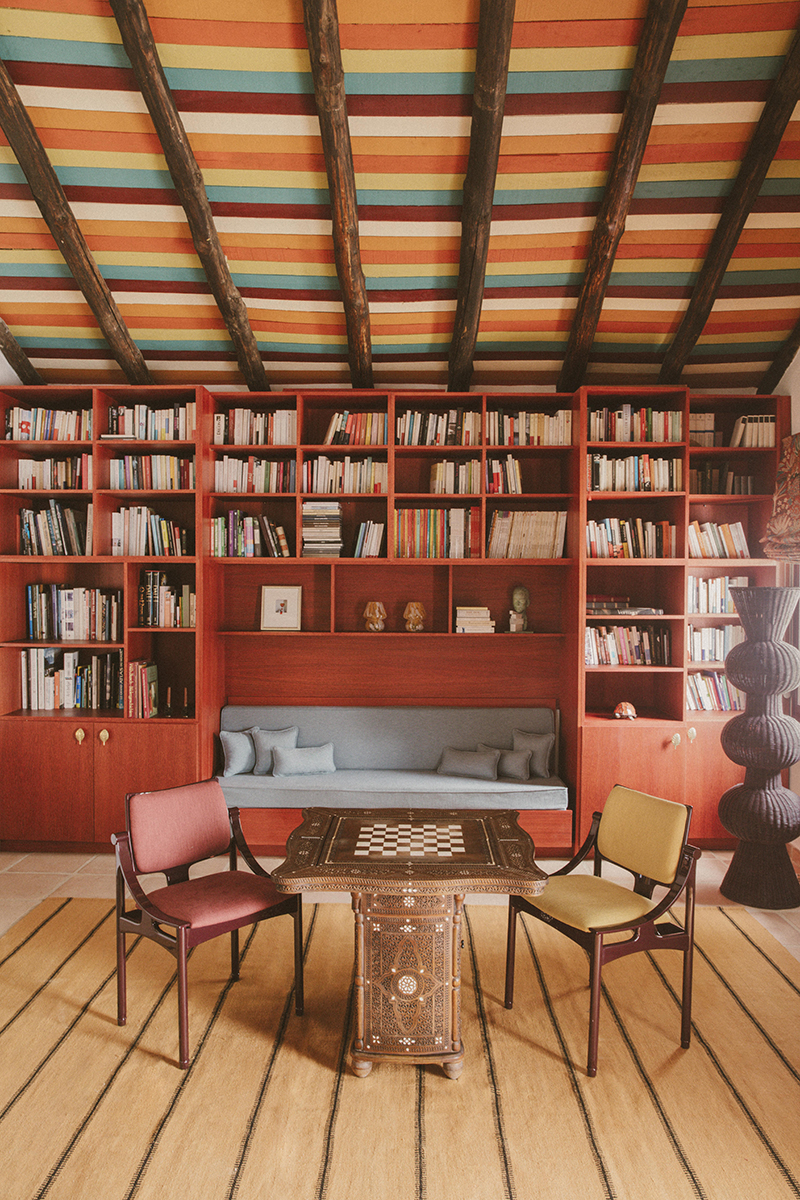 Interior of the boutique hotel Cortijo Genesi in Andalusia, Spain, designed by interior architect Victoria-Maria Geyer.
