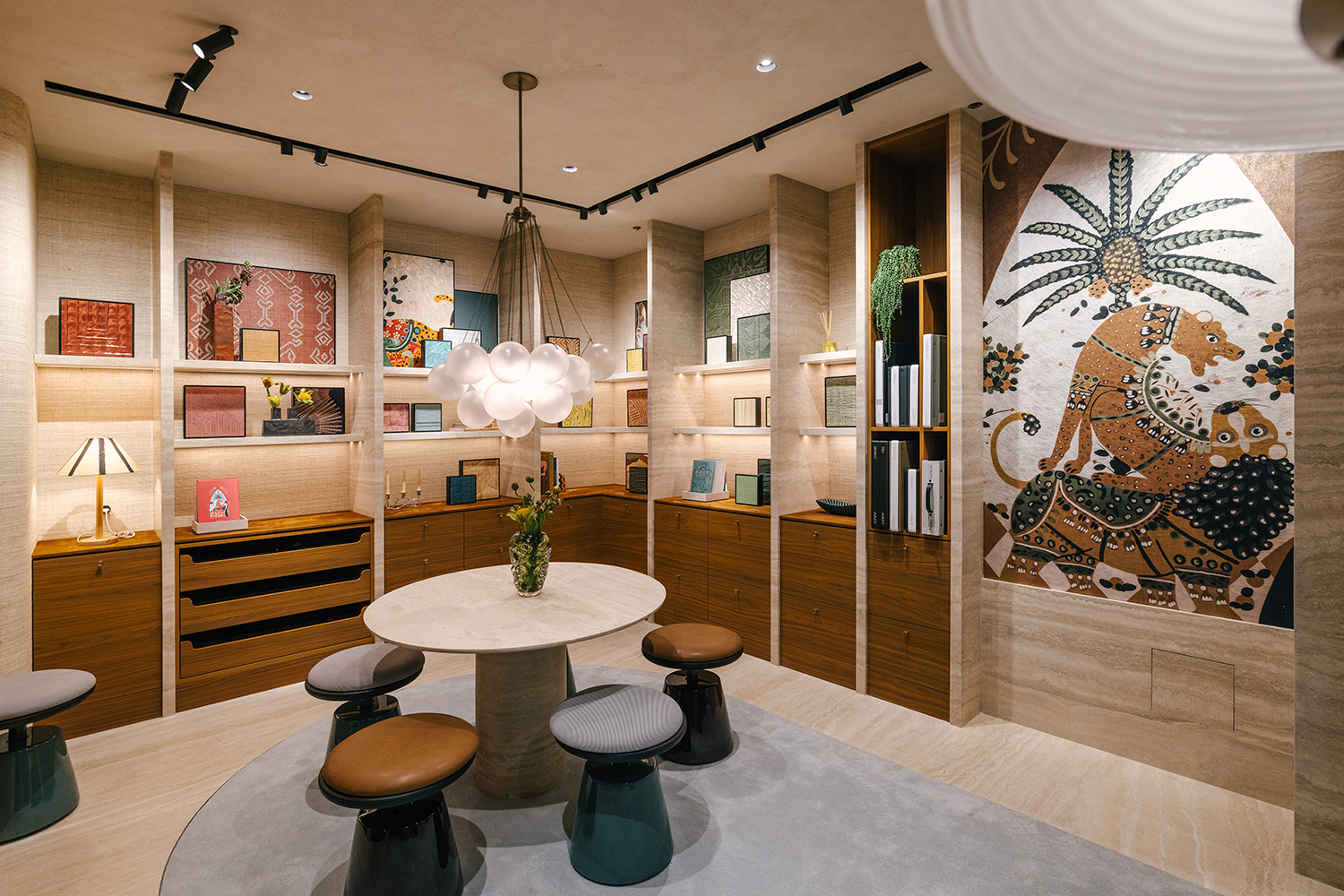Interior of Arte's new Manhattan flagship in the D&D Building.