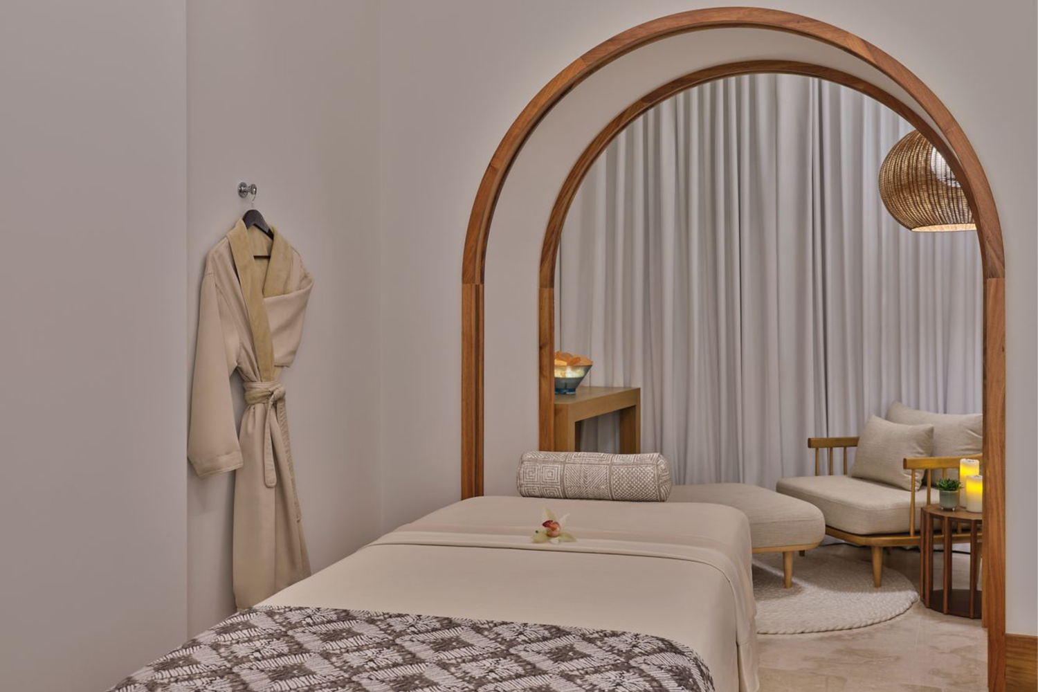 Treatment room at St. Regis Aruba Spa.