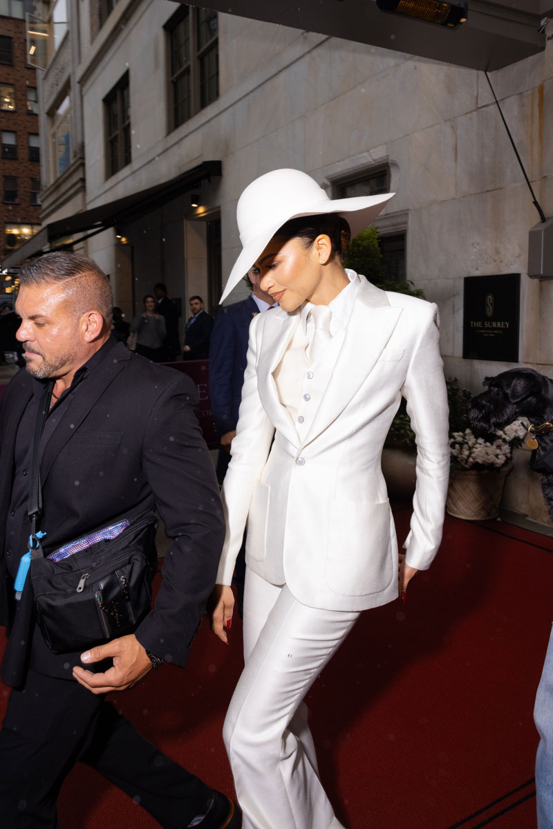 Zendaya leaving The Surrey