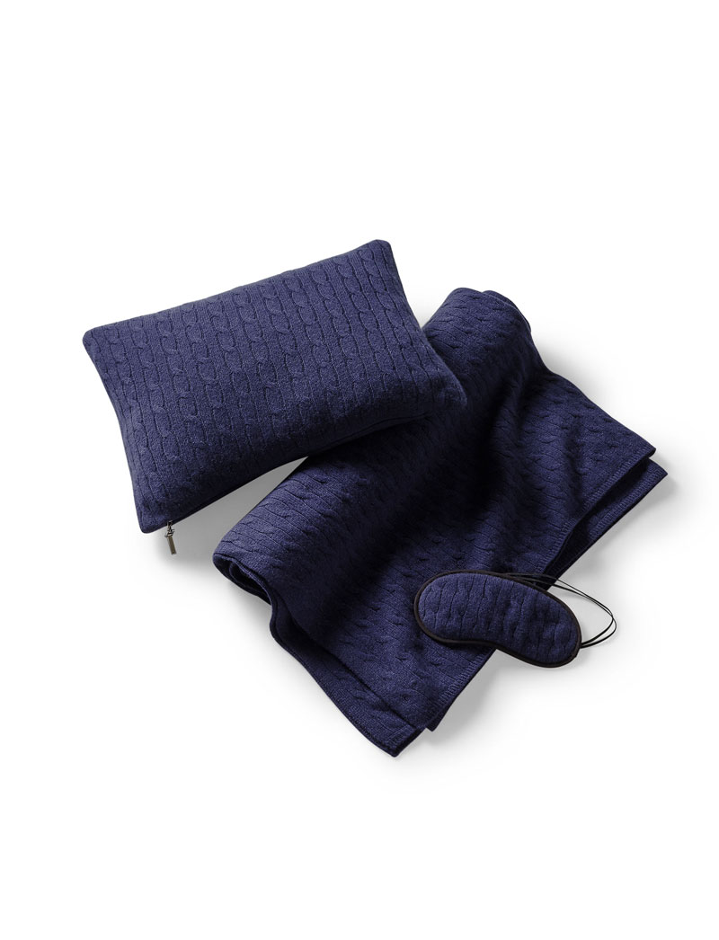 Cable Cashmere Travel Set by Ralph Lauren