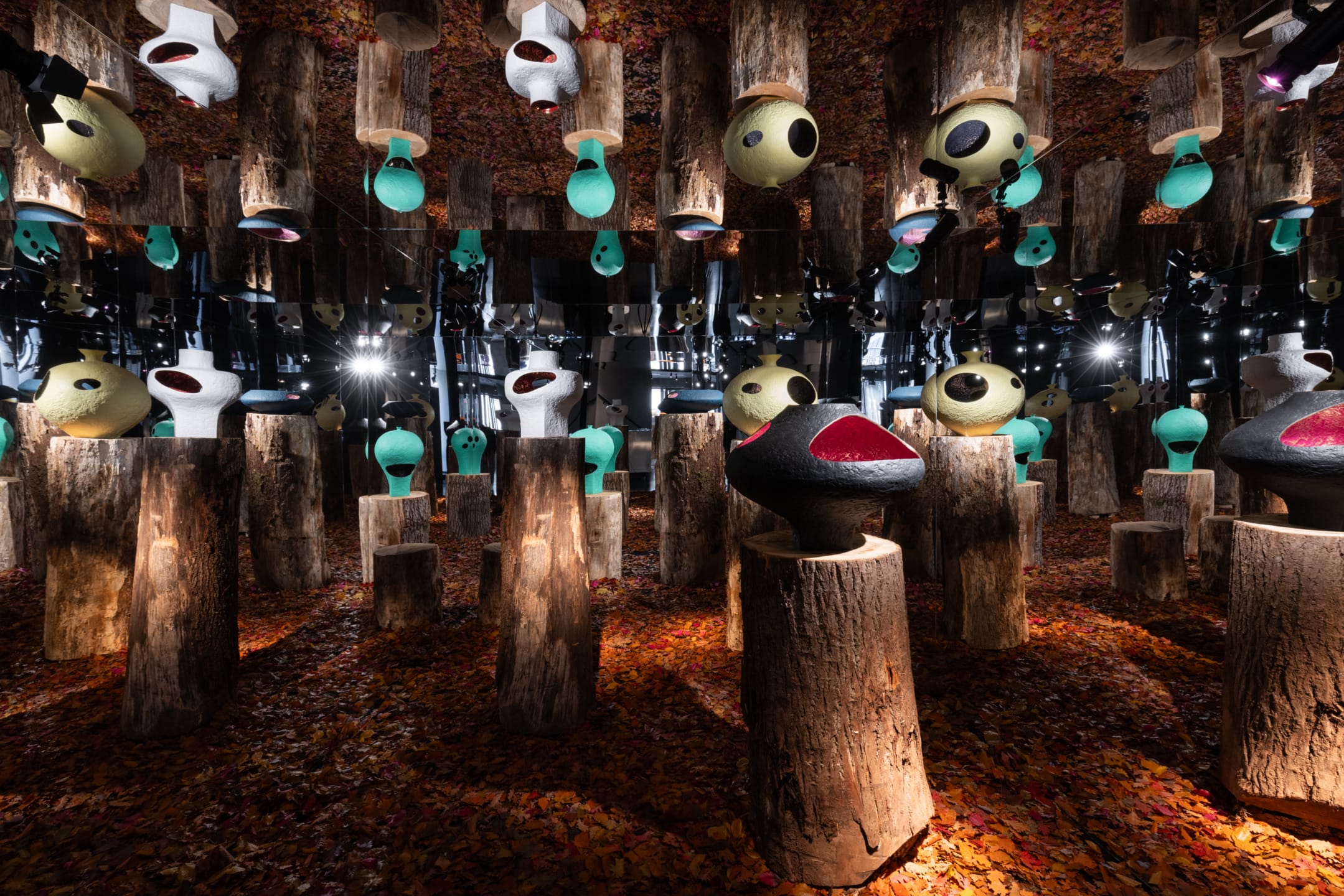 Kris Van Assche's Bronze Vessels Fashion a Sublime Forest in Paris