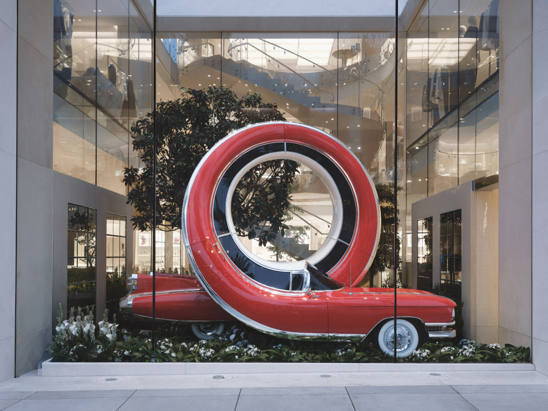 Alex Chinneck Transforms Dior's Windows in New York, Beverly Hills