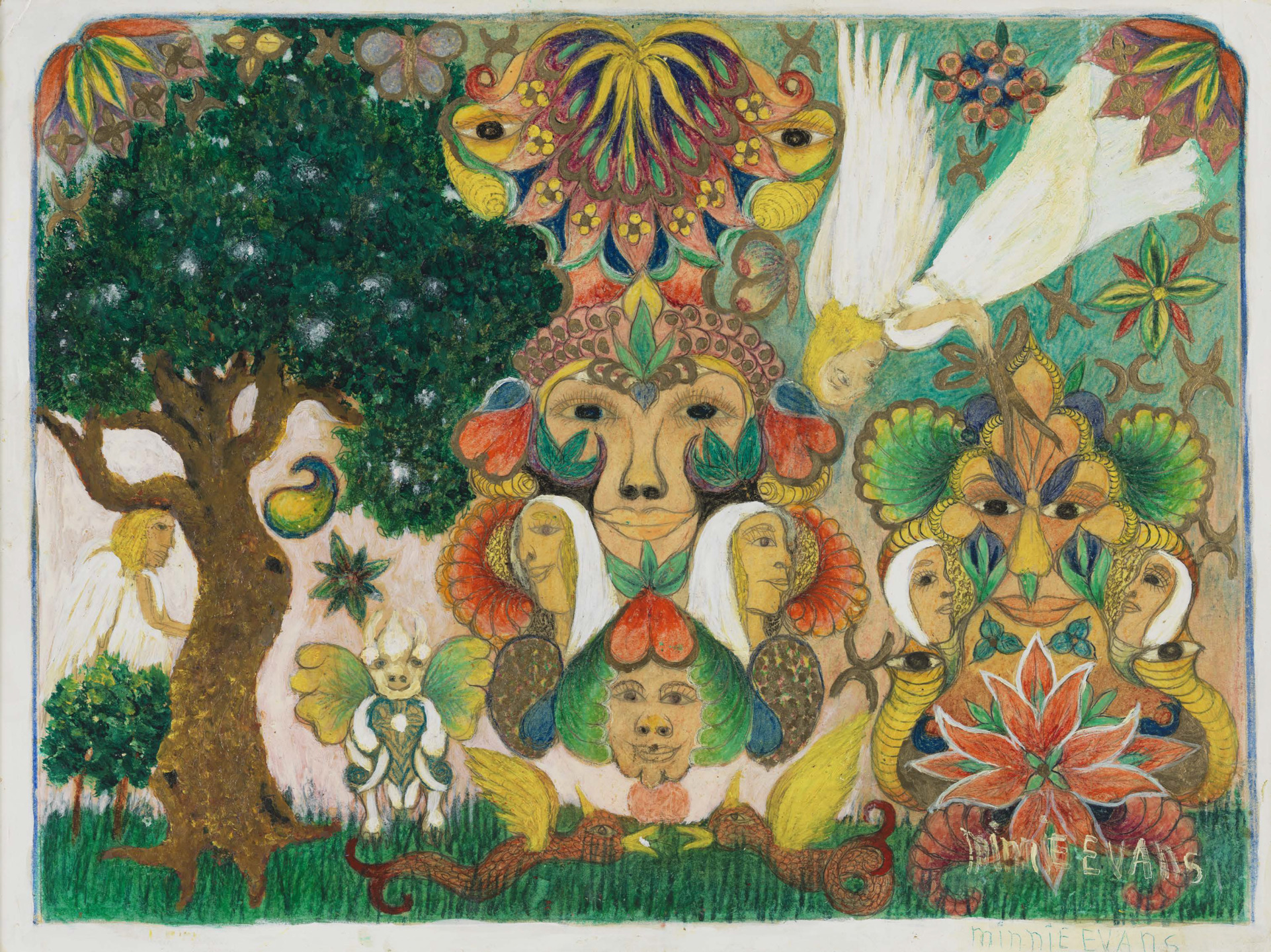 50 Years Later, Whitney Museum Revisits Minnie Evans